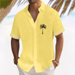 Hawaii s&auml;rk meestele, meeste vintage n&ouml;&ouml;pidega keeglis&auml;rgid l&uuml;hikeste varrukatega suvine rannas&auml;rk L