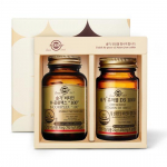 Solgar Vitality Recharge Set (Solgar B-Complex 100 (50 capsules) + Solgar Chewable D3 1000 IU (60 tablets)), Korean health food