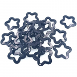 Kvaliteetne mood akr&uuml;&uuml;l Pentagram ripats DIY ehete materjal 10 tk ripatsid 30 mm kaelakee k&otilde;rvar&otilde;ngaste jaoks kommiv&auml;rvi valmistamiseks must