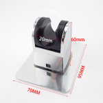 Reguleeritav vannituba du&scaron;ipea hoidiku statiivi tugi seinale kinnitatavad kronsteinid, puurivabad du&scaron;ipea raam, l&ouml;&ouml;givaba Black