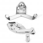 Metallist &uuml;he m&otilde;&otilde;ga seinakinnitused Vertikaalne seina m&otilde;&otilde;ga n&auml;idikonks Universaalne m&otilde;&otilde;gahoidja Multifunktsionaalne rulahoidik