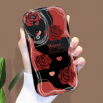 Armas koomiksimustriga kreemjas tekstuuriga korpus Lainelise servaga pehme silikoonkaanega telefoni&uuml;mbris Huawei Honor Infinix Tecno iPhone'i jaoks Infinix Hot 20 puhas