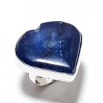 Lapis Lazuli Gemstone Handmade 925 Sterling Silver Jewelry Ring Size 7 k4s88