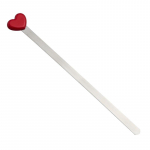 Mood Lihtne disain Red Sliver Love Heart Metal J&auml;rjehoidjad Loominguline Ilus Kvaliteetne J&auml;rjehoidja Kingitus punane