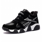 Talvine lastemood Velcro koos sametise soojaga v&auml;lisspordi- ja vabaajajalatsid Puuvillased kingad Lumesaapad 28-40 36 valge/must