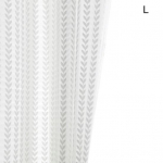Youshengi l&auml;bipaistvad kardinad, mitmek&uuml;lgne paks pol&uuml;ester, l&auml;bipaistev aknakattega kardin kodu jaoks Size M valge