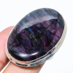 Natural Purple Labradorite Gemstone 925 Sterling Silver Gift Ring Size 6 z9u75