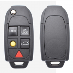 5 nupuga auto v&otilde;tmehoidja &uuml;mbrise asendusklapiga kokkupandav kaugjuhtimispuldi kate VOLVO S60 S80 V70 XC70 XC90 remondikomplekti t&uuml;hi v&otilde;tmeleht