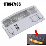 Auto esikatuse kupli lugemislamp Golfile Touran 1TD947105 3B0947105 hall v&auml;rv