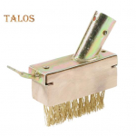 Pragude rohimise harjapea, messingist traatharjastega 2-&uuml;hes umbrohut&otilde;rjevahend Manuaalne pragude eemaldamise t&ouml;&ouml;riist terrassi plokkidest sillutiste jaoks