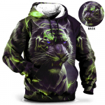 Meeste kapuuts, 3d tiigritr&uuml;kiga avara disaineriga dressipluusid kevad-s&uuml;gis pikkade varrukatega pullover 4XL &uuml;lisuured Harajuku Y2k riided L