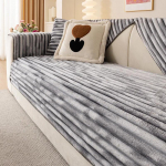 Luksuslik talvine soe flanellist diivanir&auml;tik, pehme sametine sektsioon L-kujuline diivanikate elutoa jaoks libisemisvastane diivanikate 70x70cm 1pc