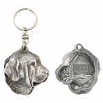 Spanish Mastiff, Mast&iacute;n Espa&ntilde;ol - Silver-plated dog pendant, handbag decoration, backpack pendant by Art-Dog brand