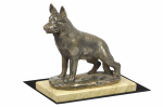 German Shepherd Dog, Alsatian Wolf Dog - dog figurine, dog silhouette figurine, trophy for Art-Dog dog show exhibition