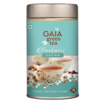 Gaia Green Tea | Kashmiri kahwa Natural stress buster | Improves digestion | Builds immunity | Improves skin health | Boosts energy 100g, Pack of 2
