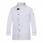 Meeste ja naiste mood s&ouml;&ouml;kla restoran hotell kokk t&ouml;&ouml;riided pikkade varrukatega topelt rinnaga koka jope XXXXL valge