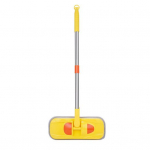 Mini Mop V&auml;ike mop lastele majapidamistarbed M&auml;ngupuhastusm&auml;nguasi Armas v&auml;ike mopp pika k&auml;epideme ja imava k&auml;snlapiga laste puhastamine kollane