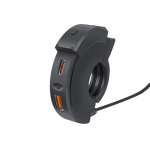 QC 3.0 mootorratta USB-laadija t&uuml;&uuml;p C PD kiirlaadimine juhtrauda paigaldatav Mototelefoni laadija pistikupesa adapter kaamera telefoni k&otilde;rvaklapi jaoks 12V/24V