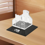 &Otilde;ngerulli kinnitus, hoiuriiul, organiseeriv l&auml;bipaistev dekoratsioonihoidja