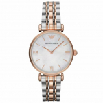Emporio Armani AR1683 klassikaline Mother Of Pearl Dial naiste k&auml;ekell