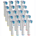 20 tk elektrilised asendushambaharjapead Oral Braun EB17-4 SB-17A jaoks
