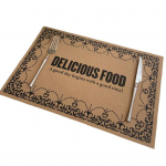 Vintage Letter platsimatt veekindel kuumakindel, libisemiskindel soojusisolatsioon, n&otilde;udepesumasinas ohutu ristk&uuml;likukujuline s&ouml;&ouml;gilaua kaitse kaunistusalus A