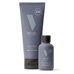 Bevel Shave Cream & Pre Shave Oil Bundle Bevel shaving cream 120ml + pre-shave oil 59ml 1 set, 1 piece gray