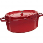 STAUB Ovalne pott - Malm - Emailitud - 31 cm - 5,5L - Kirsipunane punane