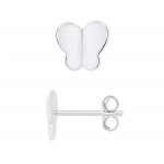 LEA &; ARTHUR - Laste k&otilde;rvar&otilde;ngad "PAPILLION" motiivid 925 tuhandikud roodiumiga kaetud h&otilde;beda - jalutusk&auml;ru s&uuml;steem