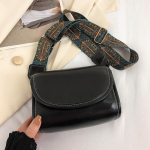 Vintage klapiga &otilde;lakott naistele Moodne laia rihmaga k&auml;ekott Luksuslik Crossbody kott Naiste ostukott, rahakott 18x8x13cm pruun
