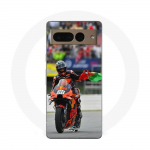 Coque Maniacase pour Google Pixel 7 Pro miguel oliveira moto gp drapeau portugal