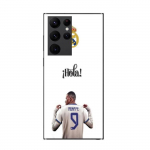 Coque Maniacase pour Samsung Galaxy s22 Ultra Kylian Mbappe Real Madrid 9 Hola
