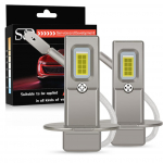 2tk 25000LM H1 H3 LED esitulede pirnid Mini Canbus H1 led lamp 40W CSP auto esitulele ventilaatorita DRL Light Auto diood udutuled 12V 6000K valge H3