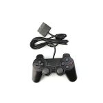 Dual Shock Black Wired kontroller PS2 jaoks