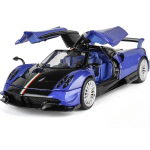 1/32 Pagani Huayra Superauto Sulamist Mudelauto M&auml;nguasi Die-cast Metallvalu Heli ja Valgusega Autod M&auml;nguasjad Lastele S&otilde;iduk sinine
