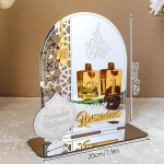 Akr&uuml;&uuml;l Ramadan Countdown Kalender Kingitused Kuld Must Asendusnumbrid Ramadan Mubarak islami advendip&auml;eva kandelinad pulmadekoratsioon h&otilde;be