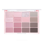 Wakemake soft blurring eye palette 14 COLOR, 10 lazy pink blurring, 1 piece white