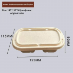 25 tk &uuml;hekordselt lagunev kerge toidukarp Fitness Meal Salat Koogi pakend kaasav&otilde;etav Eraldi l&otilde;unakarp Suhkruroo Bento Box