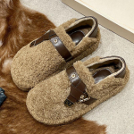 Naiste kingad S&uuml;gis Naiste jalatsid Klotsid Platvorm Moodsad Vabaaja Tossud Peale libistatavad Mokassiinid Karusnahk S&uuml;gis Kleit Roomikud 2024 Talv Libistatavad 35