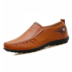 Suur suurus 38-47 Uus saabumine L&otilde;hestatud nahast Meeste vabaajajalatsid Mood Top kvaliteet S&otilde;idumokassiinid Slip-on Loaferid Meeste madalad kingad 6