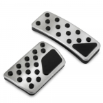 Autode jalarauad Jeep Compass MP 2017 2018 2019 2020 2024 2024 K&otilde;rge kvaliteediga libisemiskindlad k&uuml;tuse- ja piduripedaali katteplaadid, ei vaja puurimist, sulamist