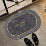 Diatomiidist vannimatid libisemiskindlad vannitoa jalamatid imavad k&ouml;&ouml;gip&otilde;randapadjad Kiiresti kuivavad du&scaron;&scaron; WC-vaibad ruumi sissep&auml;&auml;su uksematid S 40x60cm