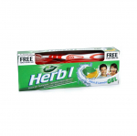Gel for teeth With lemon and mint HERB`L + toothbrush 1 pcs