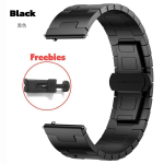 22 mm luksuslik titaanrihm Samsung Galaxy Gear S3 STtaanisulamist rihmast metallist k&auml;ev&otilde;ru Huawei GT5 5Pro 4 3 2e 46 mm Correa jaoks Universal 22MM width must