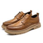 Meeste kvaliteetne libisemisvastane kulumiskindel nahk Mood vabaaja nahast kingad Madala otsaga nahast kingad 38 must