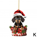 J&otilde;ulukaunistused Rippkaunistus Kingitus Armsad Koer Kingitused Ripats Multifilm Perekond J&otilde;ulud Isikup&auml;rasta tootepuu Hangin J8M4