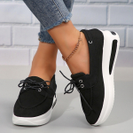 Paeltega Mokassiinid Br&auml;nd Naiste Kingad Kevad Suvi Mood &Uuml;hev&auml;rvilised Platvormkingad S&uuml;gis Peale libistatavad Madalad Naiste Vulkaniseeritud Kingad Pluss Suurus 35 must