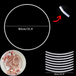 plastic Round Balloon Arch Ring DIY Background Holder Circle Wreath Ballon Column Base Wedding Birthday Party Decor baby shower