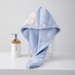 Magic Microfiber Shower Cap Tikandid K&auml;ter&auml;tik Vannim&uuml;tsid Kuivad Juuksem&uuml;tsid Kiiresti Kuivav Pehme daami Turbanipea jaoks sinine