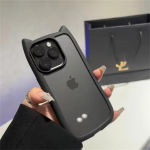 Armas kassik&otilde;rvadega l&auml;bipaistev &uuml;mbris iPhone 12 13 14 15 16 Pro Max 11 jaoks, p&otilde;rutuskindel k&otilde;va akr&uuml;&uuml;list tagakaas, pehme silikoonist kawaii funda iPhone 12